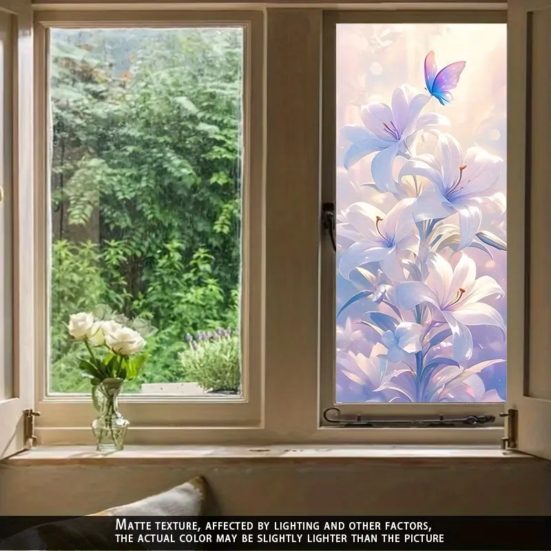 Pastel Lily Window Decal