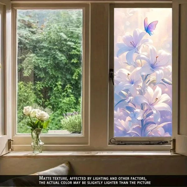 Pastel Lily Window Decal