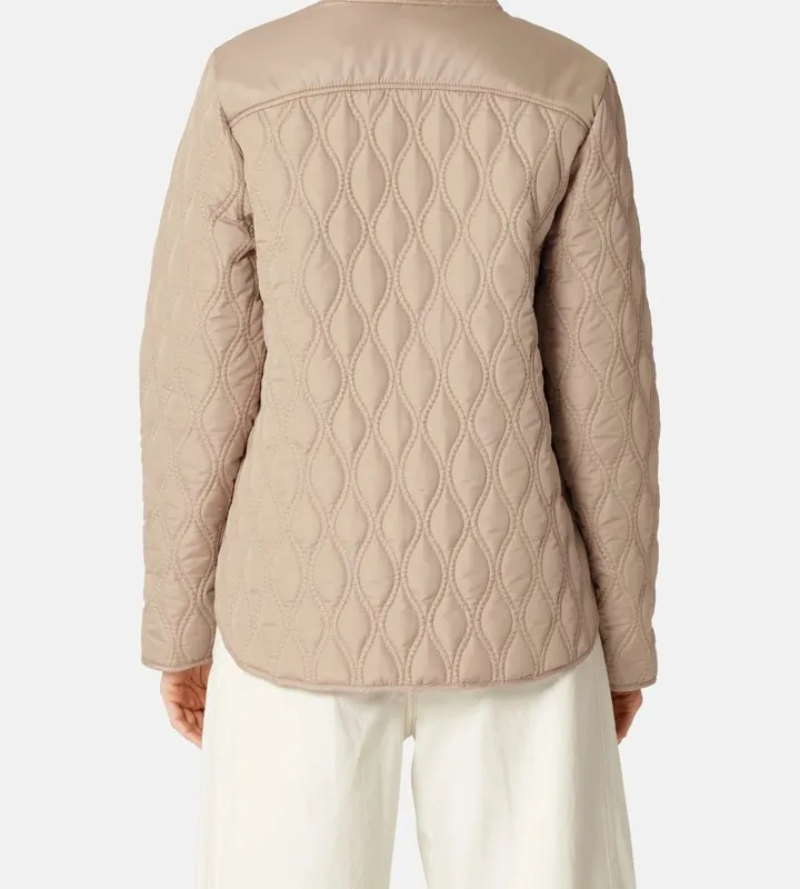 Quilted Collared jacket