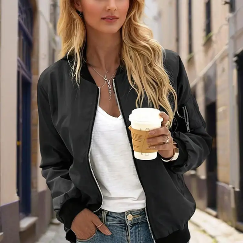 Modern Zip Collar Jacket