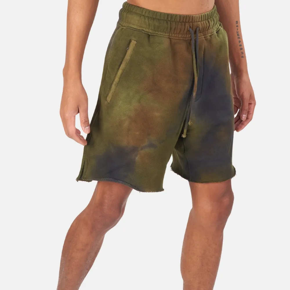 Cotton Knit Zip Shorts