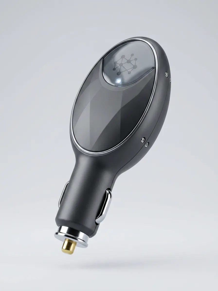 Molecule-Pattern Car Fuel Saver Electronic Plug-In Device