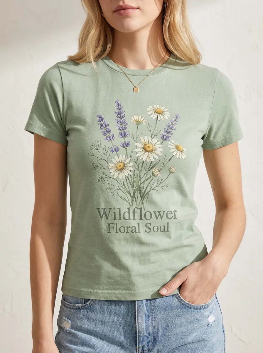 Wildflower Floral Soul T-Shirt Classic