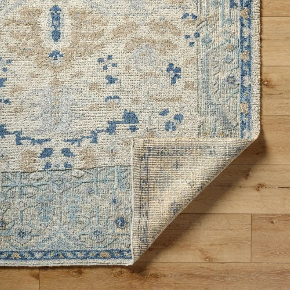 Patterned Wool Blend Carpet