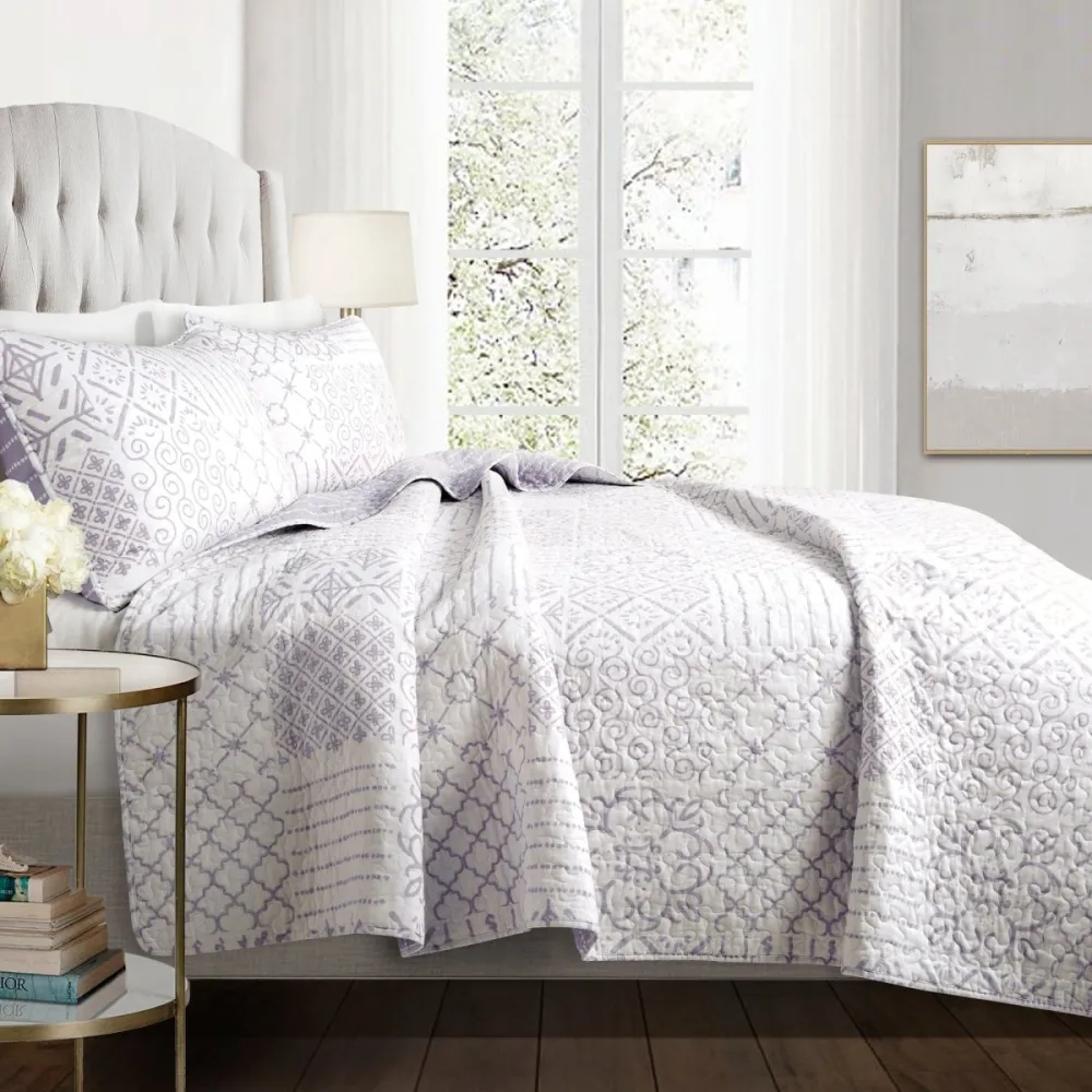 Balanced Cotton Polyester Quilt Bedding Set
