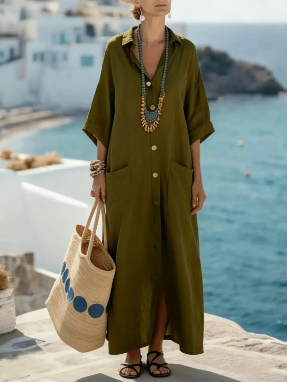 Structured Classic Maxi Dress