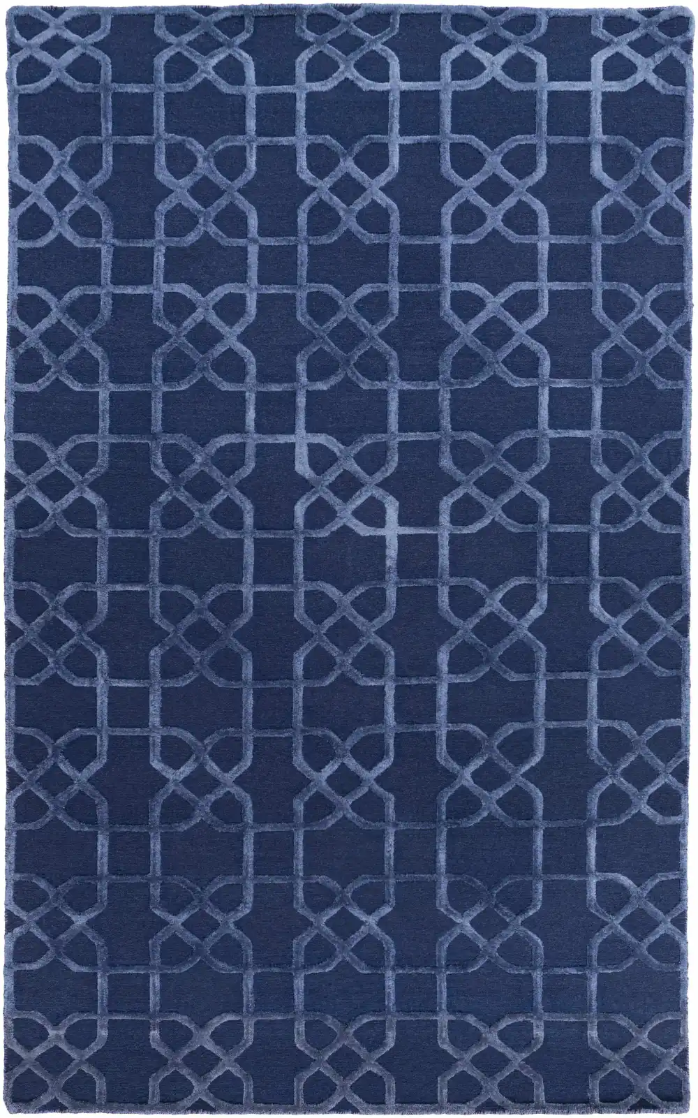 Refined Traditional Hand Knotted Wool Area Rug Interior Floor Accent
