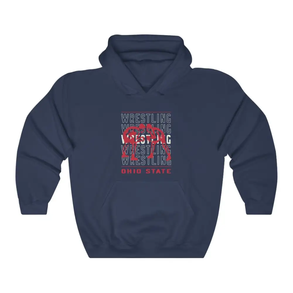 Retro Wrestler Graphic Hoodie
