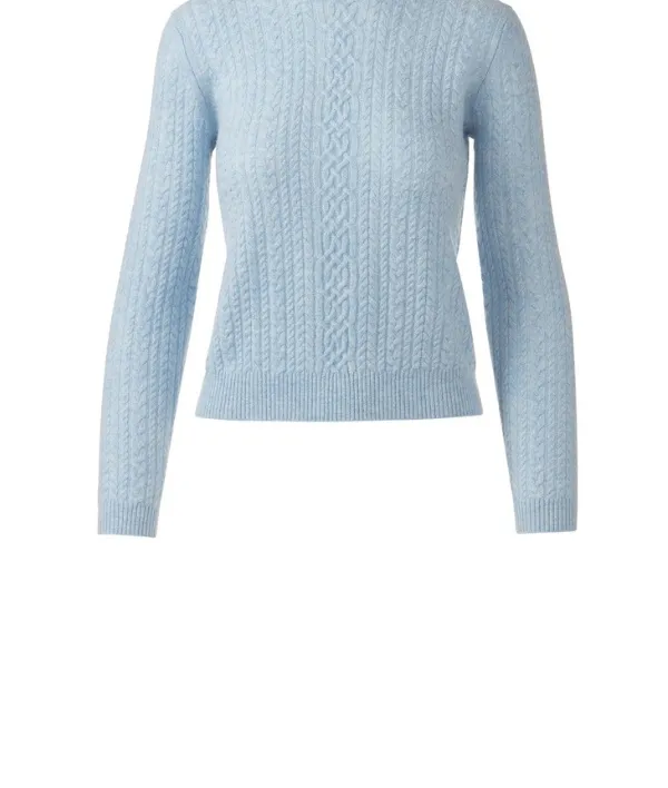 Micro Cable Knit Sweater