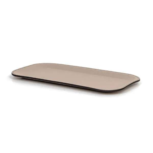 Rectangular Calf Leather Tray