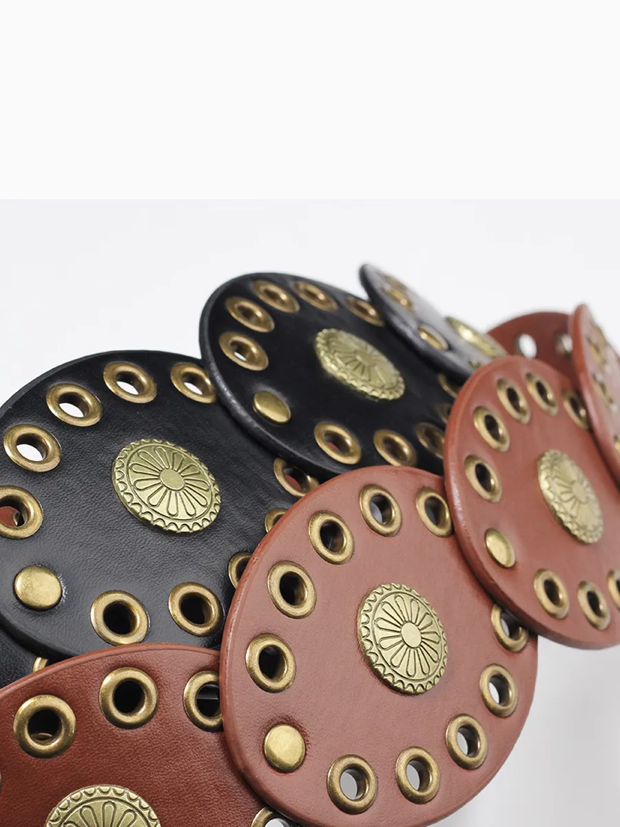 Milana Studded Disc Belt