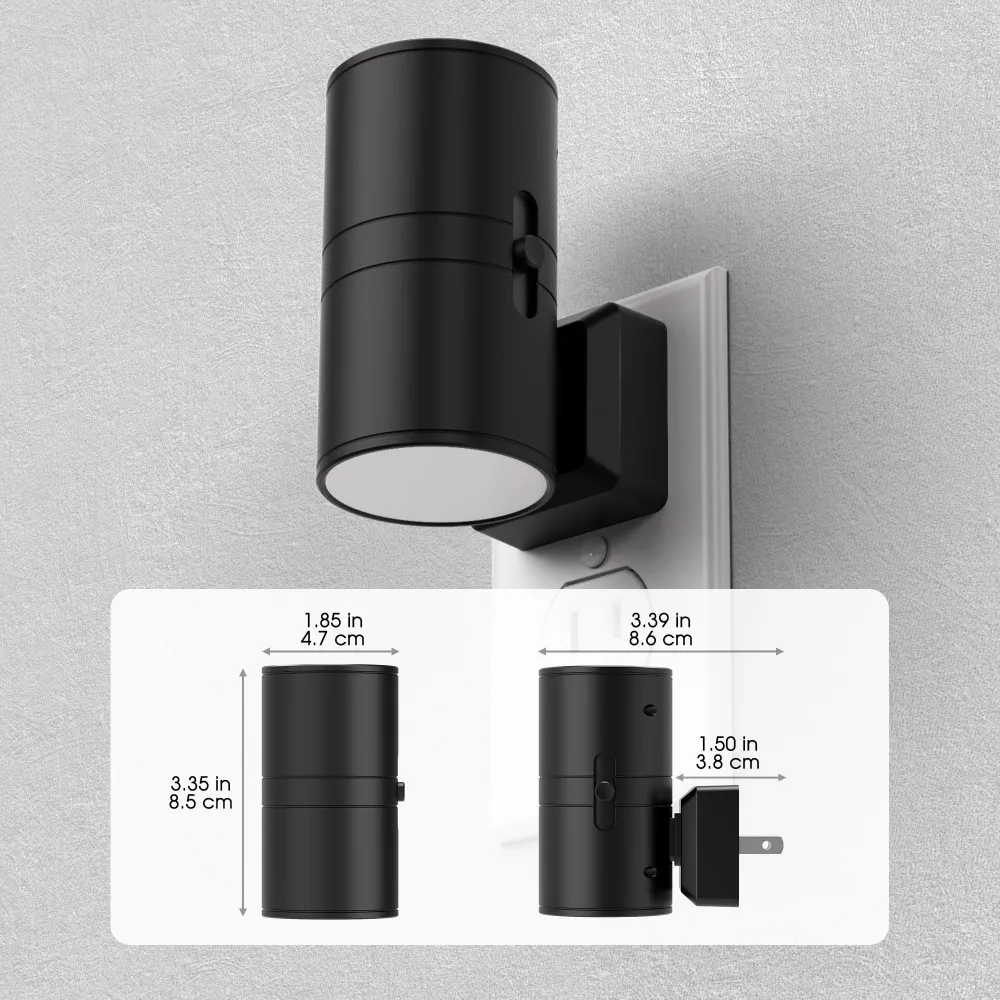 Plug-in Night Light Wall Sconce Style