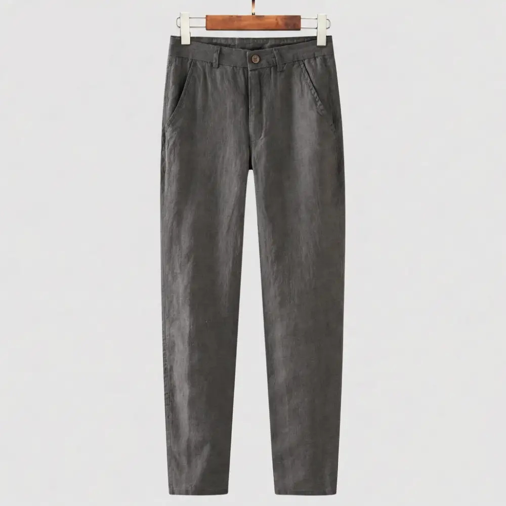 Linen Straight Leg Pants