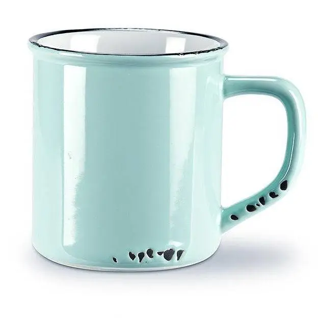 Pastel Enamel Style Stoneware Mug