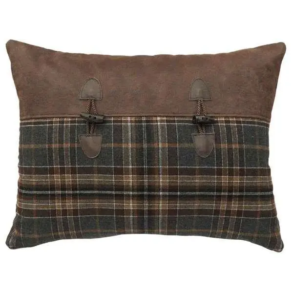 Plaid Pine Motif Duvet Set