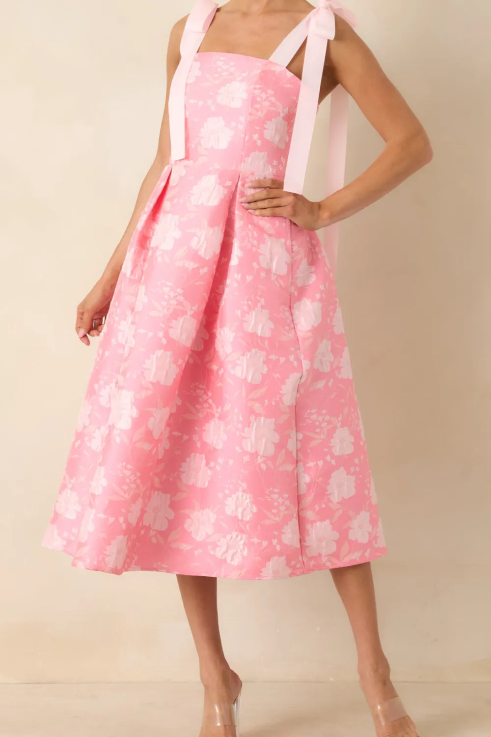 Floral Sweet Midi Dress