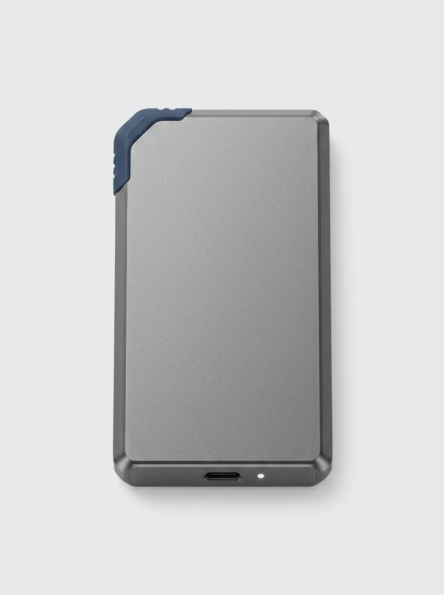 Portable External Solid State Drive Metal Shell USB C Design
