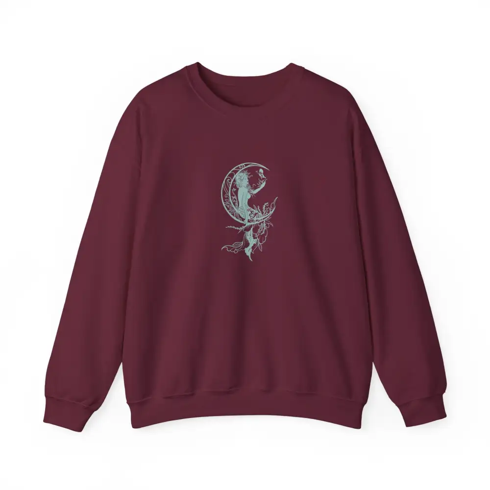 Mermaid Moon Graphic Crewneck Sweatshirt