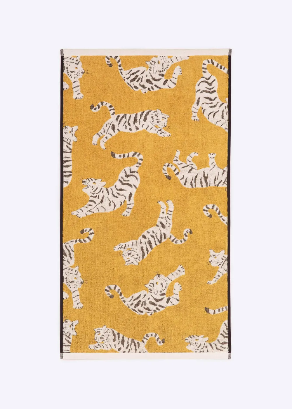 Jacquard Organic Cotton Bathroom Towels