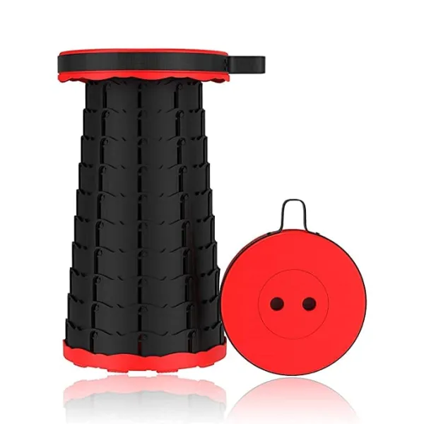 Height-Adjustable Telescopic Outdoor Stool Multi-Purpose Folding Table