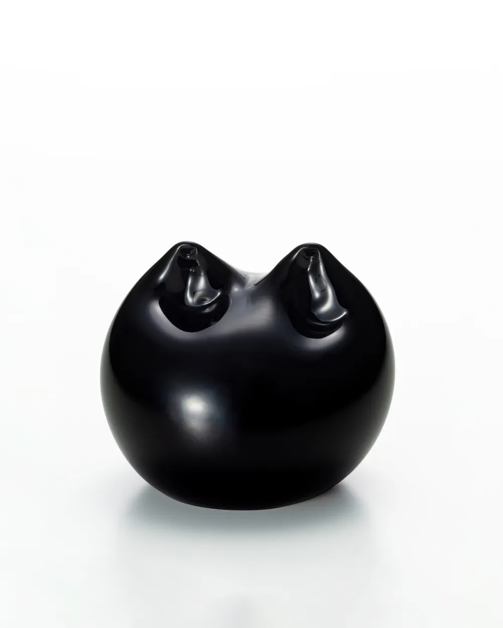 Handcrafted Glass Cat Paperweight Ornament
