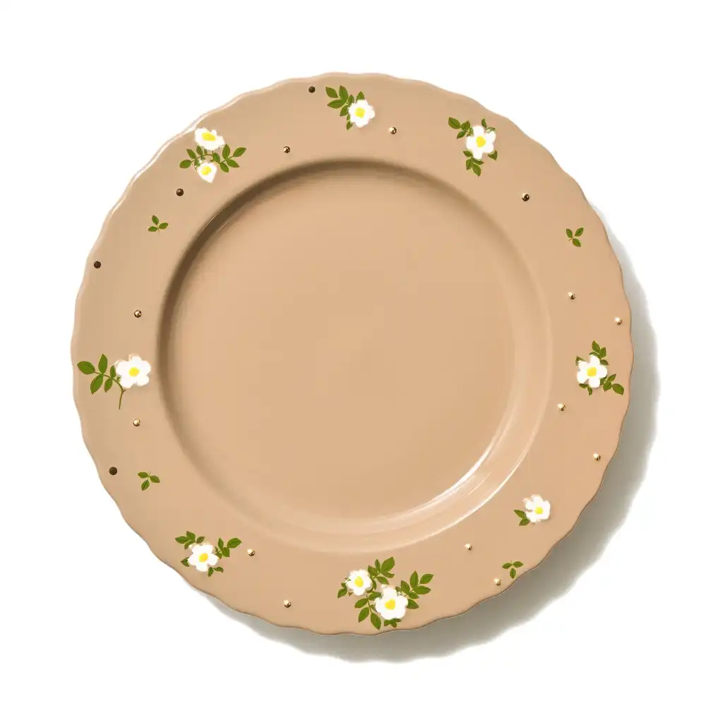 Fleuron Dining Plate for Appetizer Serving