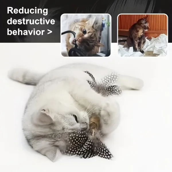Feather Cat Chew Stick