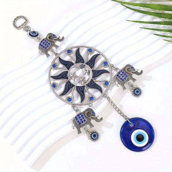 Evil Eye Sun Hanging Charm