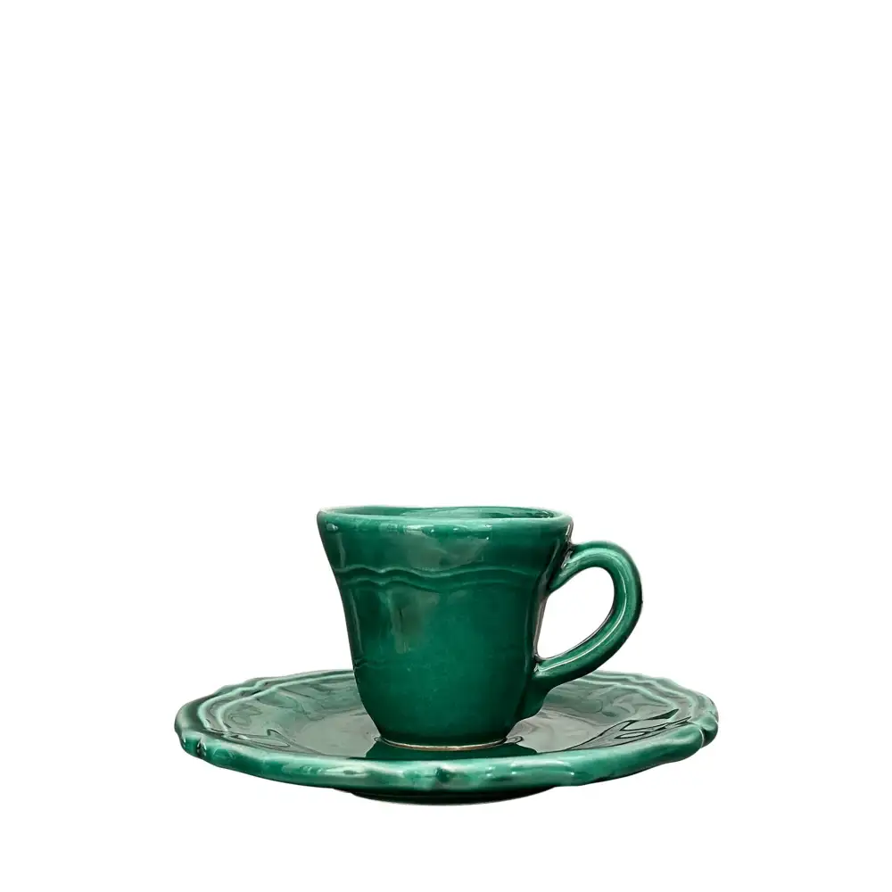 Ceramic Espresso Cup With Saucer