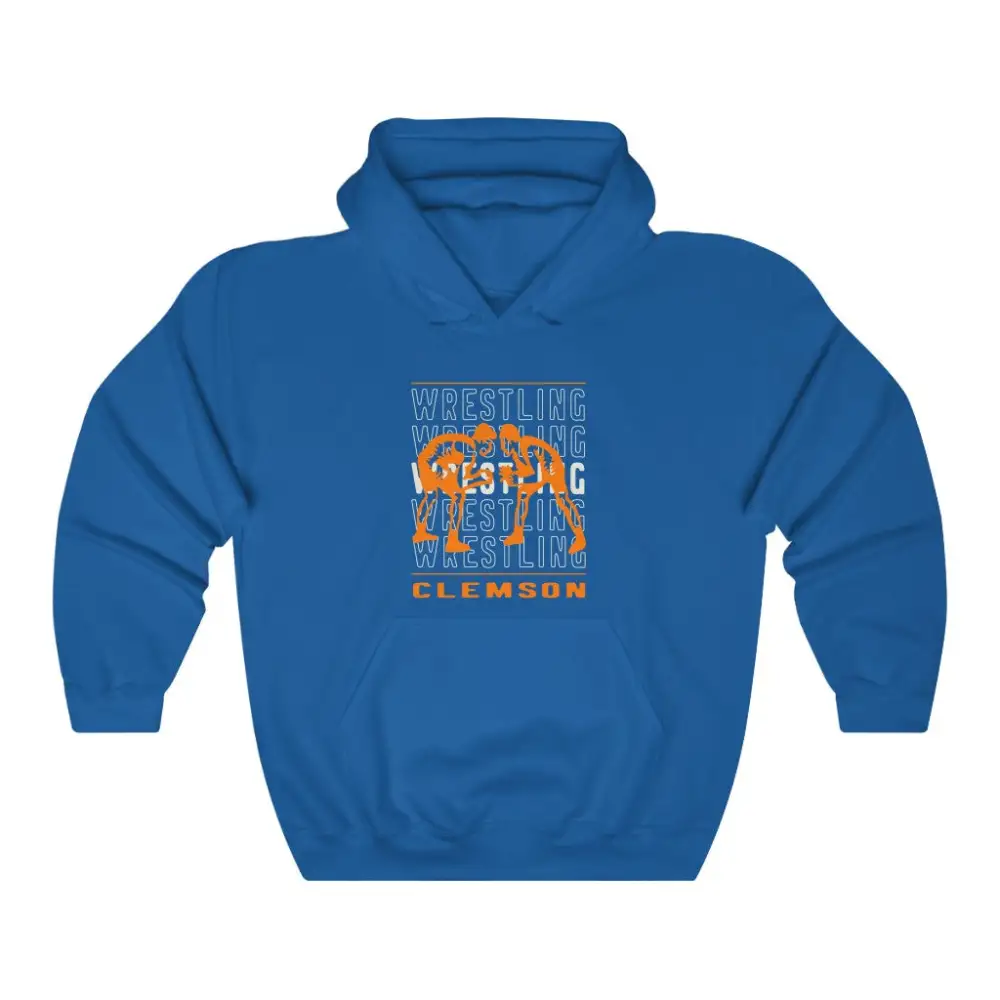 Relaxed Player Wrestling Graphic Pullover Hoodie