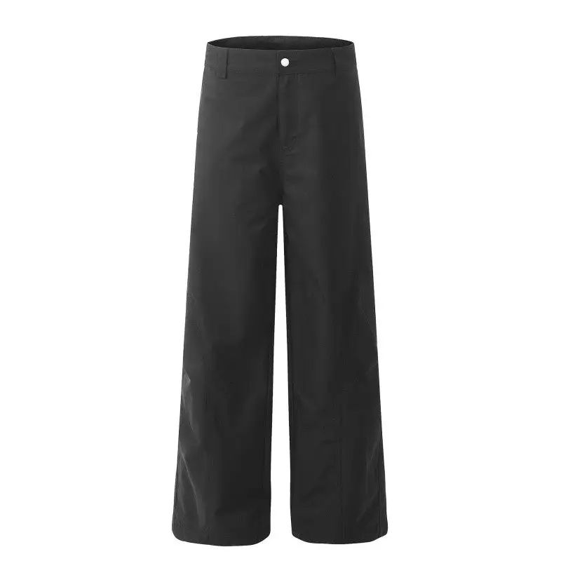 Women's Wide Leg Pleated Curved Cut Pants