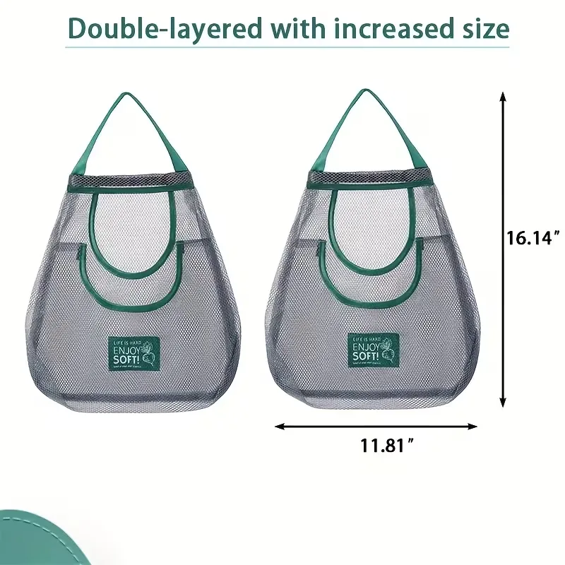 Wall-Mounted Mesh Produce Bag