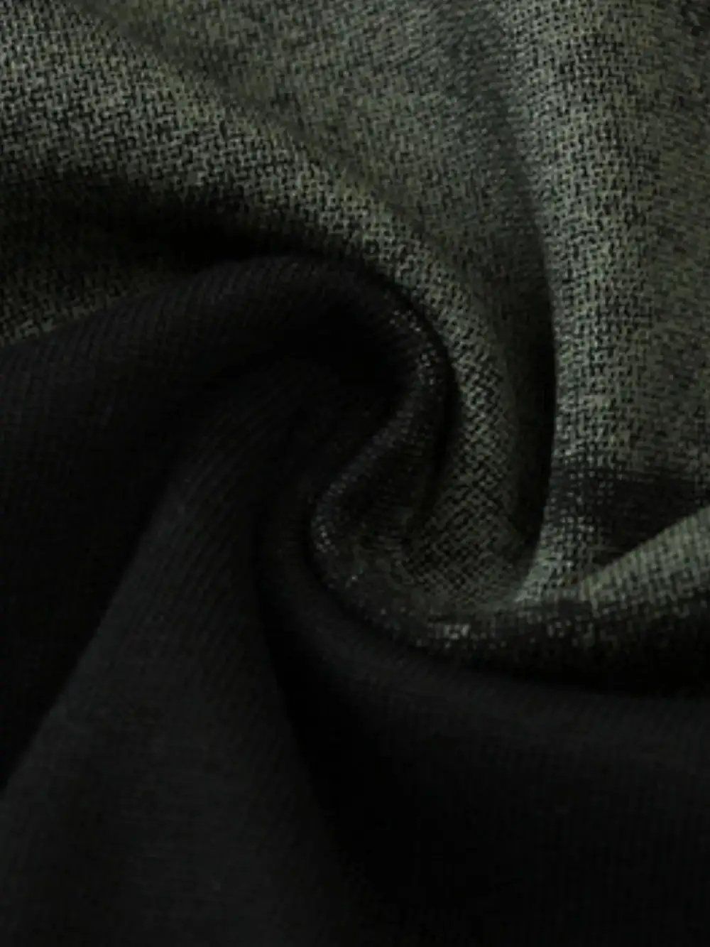 Textured Striped Crew Neck Tee