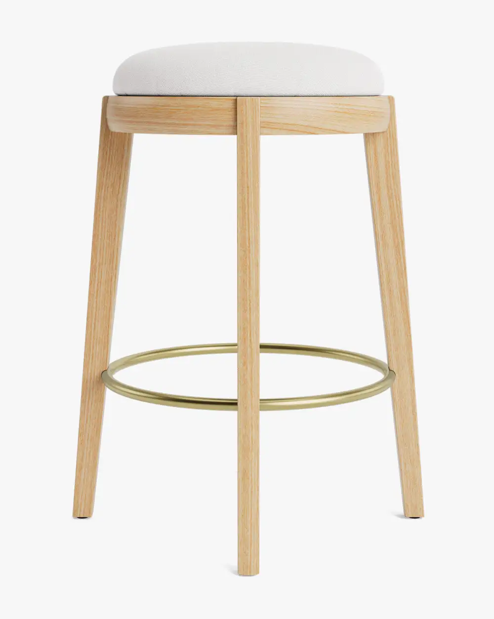 Modern Leather Counter Stool