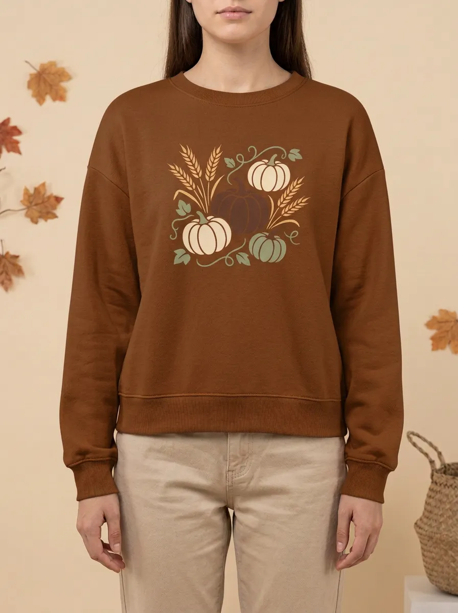 Classic Printed Graphic Sweatshirt