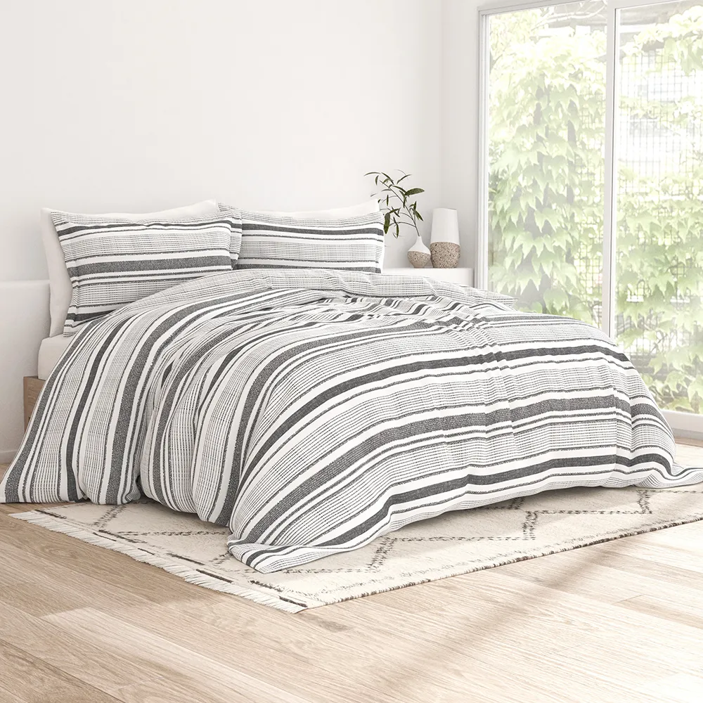 Vintage Stripe Pattern Duvet Cover Set