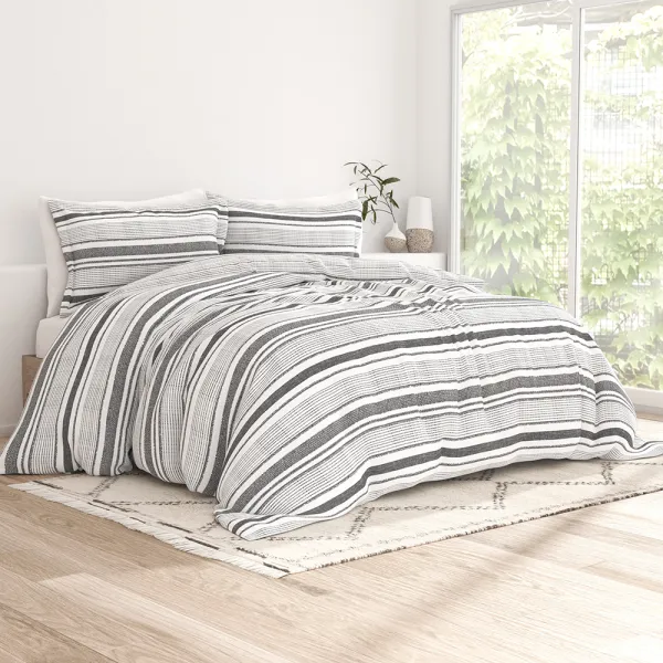 Vintage Stripe Pattern Duvet Cover Set
