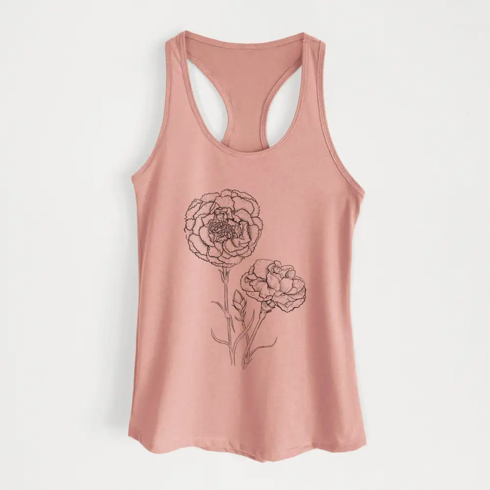 Carnations - Dianthus Caryophyllus Tank Top