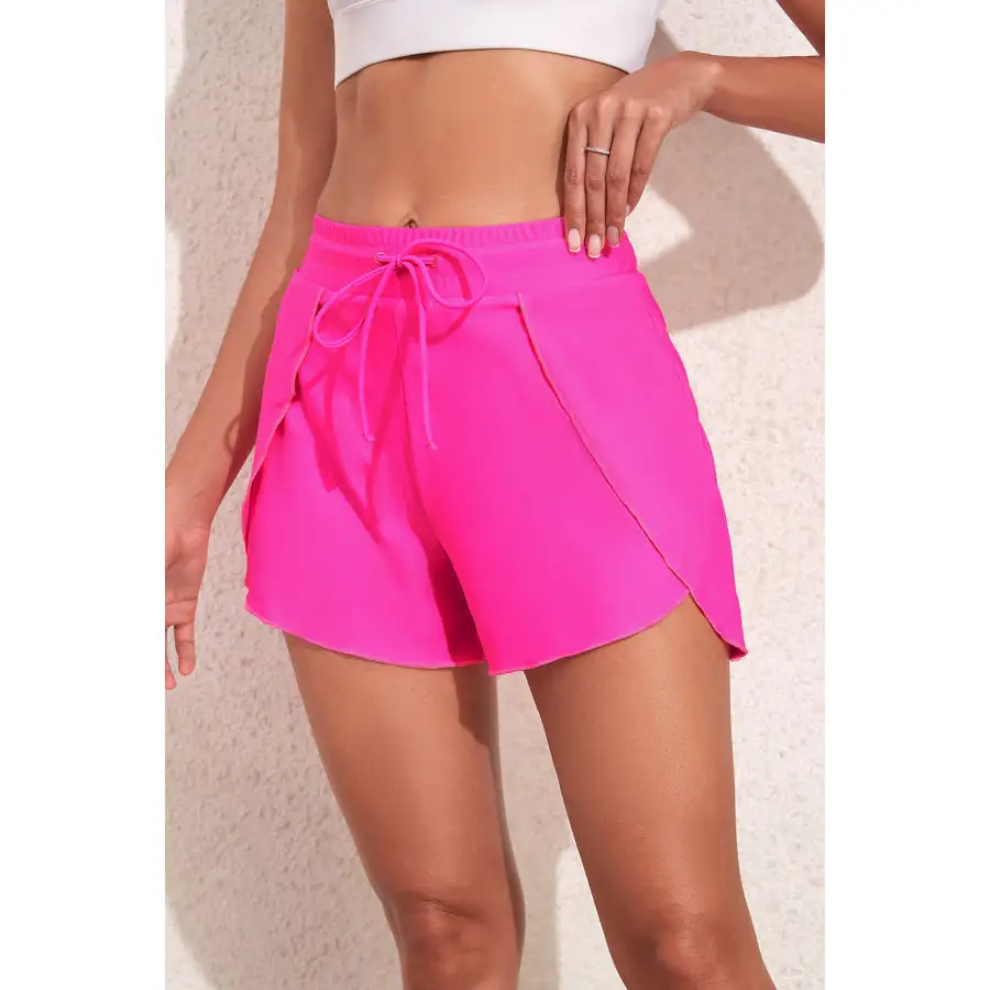 Women's Drawstring Shorts Swim Bottom