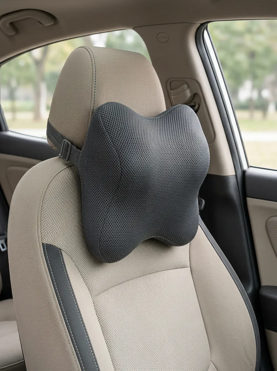 Refined Neck-Support Mesh Car Neck Support Pillow