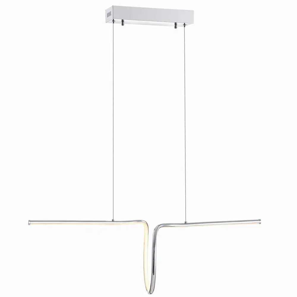 Ambient Dimmable Adjustable Integrated LED Metal Linear Pendant