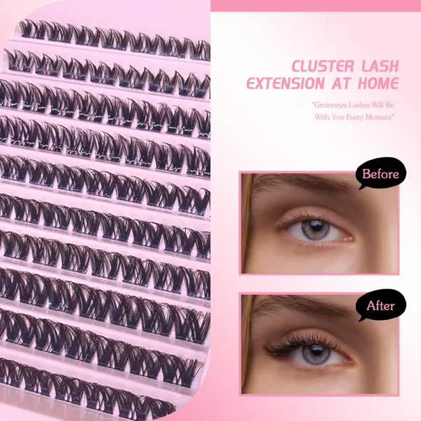 DIY Cluster False Eyelashes