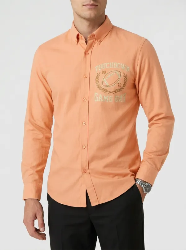 Football Graphic Casual Shirt