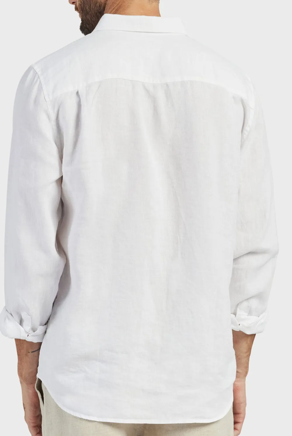 Mick Linen Shirt-Navy