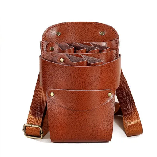 Structured Leather Barber Tool Holster