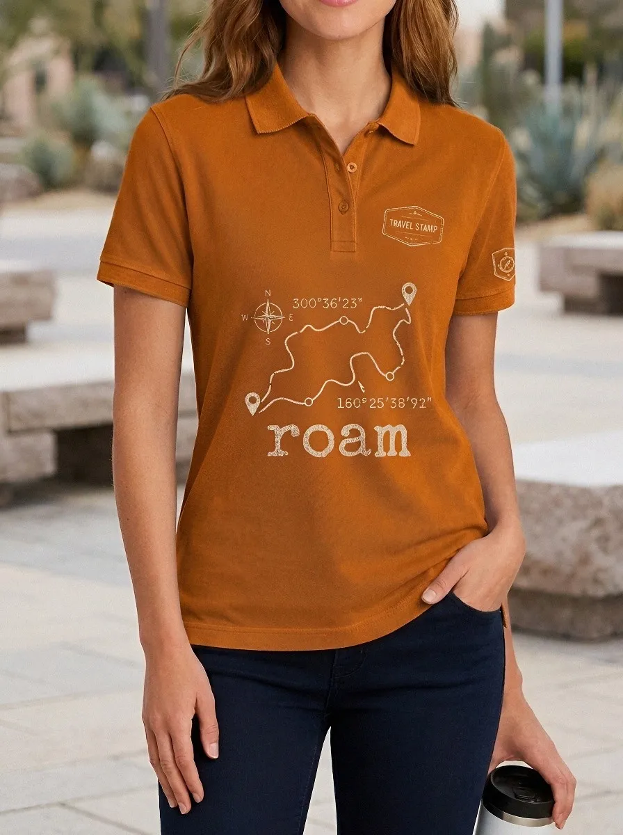 Travel Roam Compass Casual Shirt