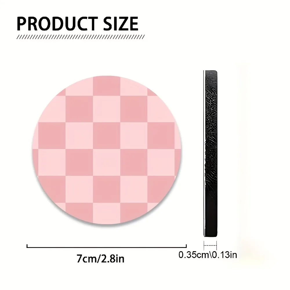 Universal Checkered Car Cup Coasters
