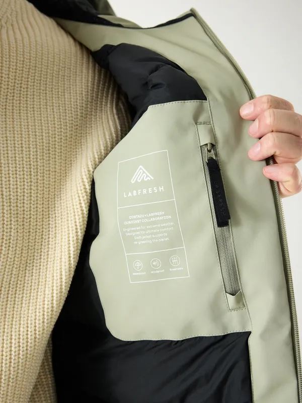 Water-Resistant Parka Olive