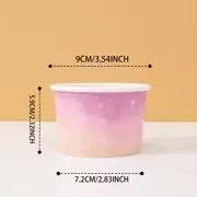 25 Pcs Pastel Paper Snack Cups
