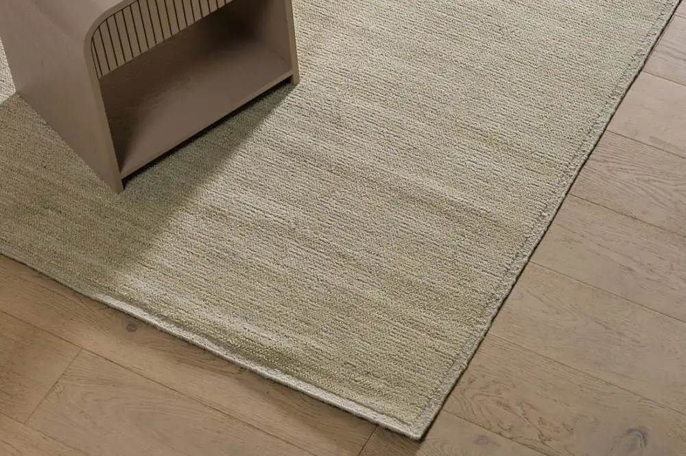 Wool Bordered Contemporary Artful Area Rug
